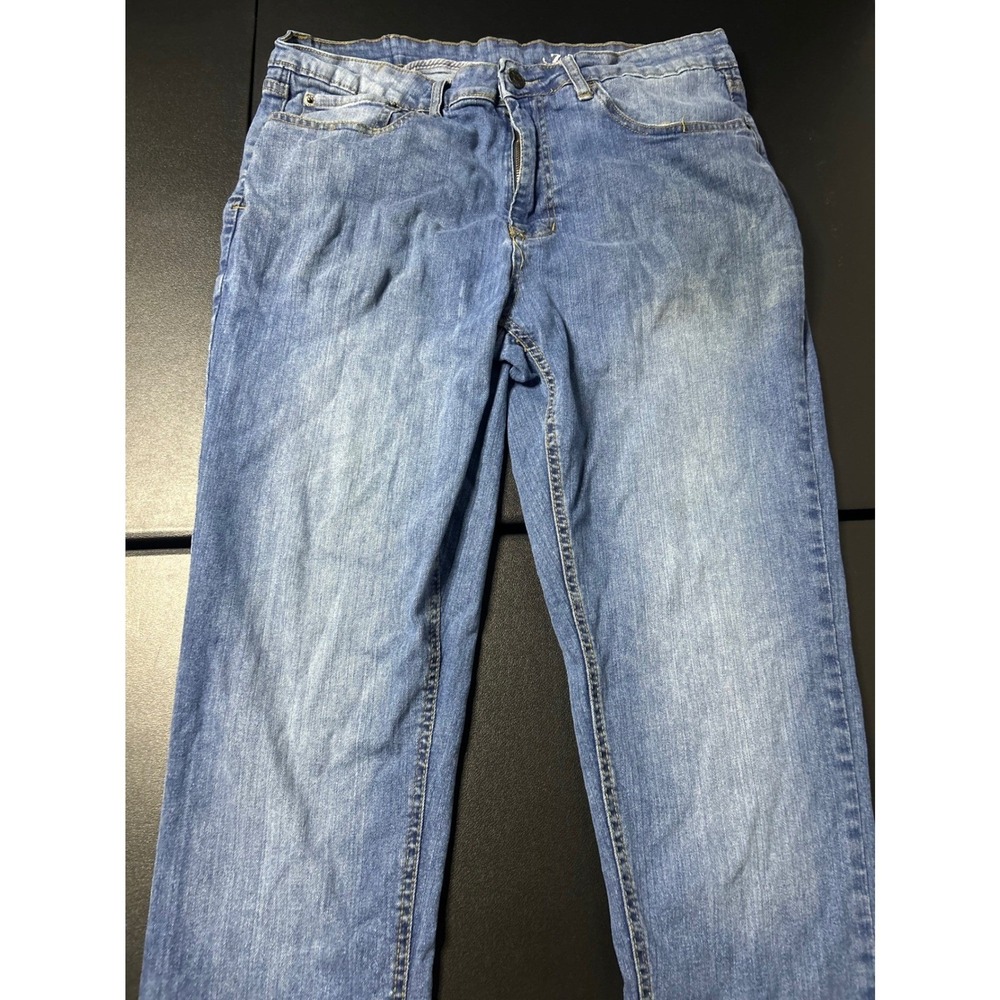 IZOD Blue‎ Slim Taper Jeans Mens 36x34 - Picture 4 of 11
